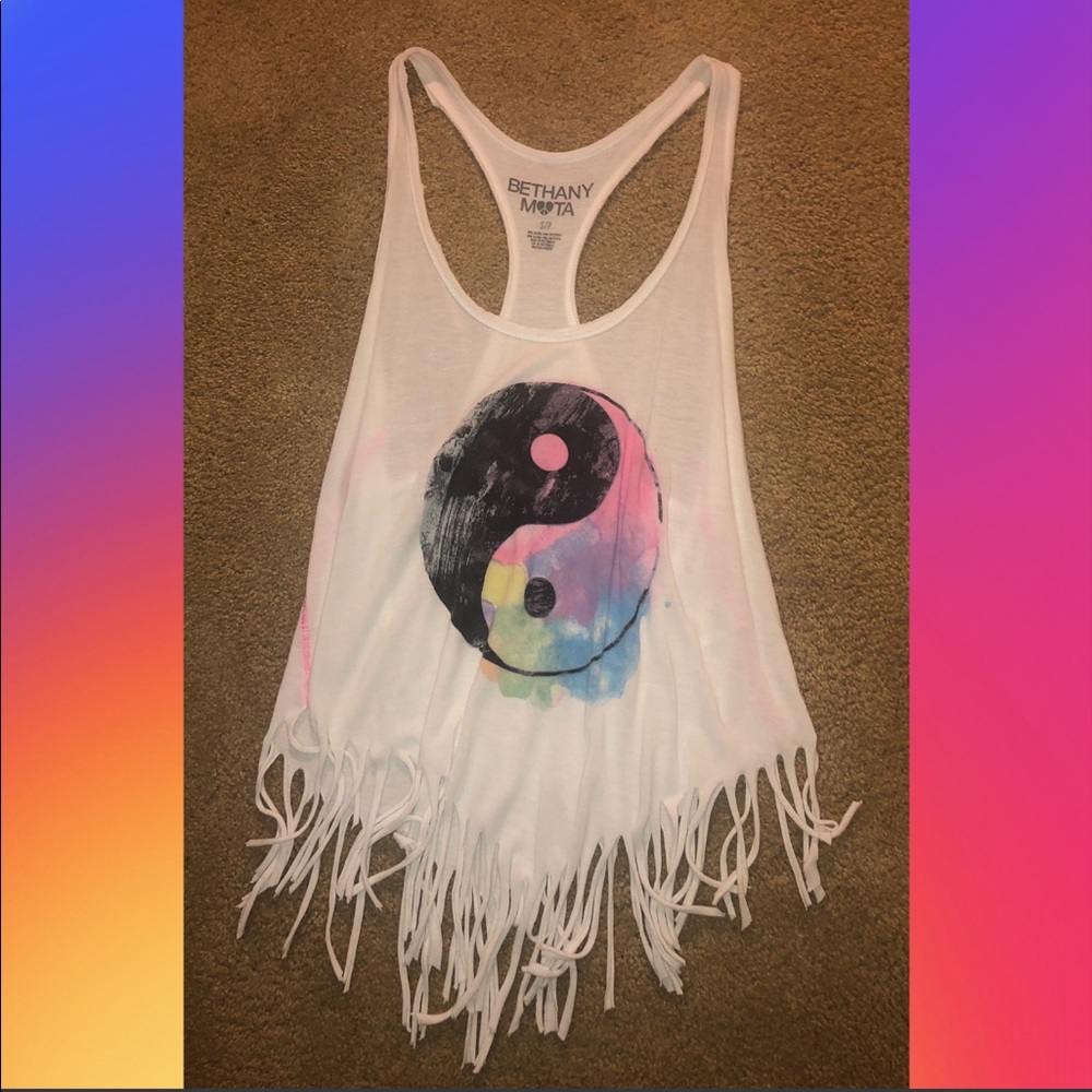 Fringe tank top